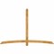 Ekena Millwork Bellingham Rough Sawn Timber Gable Bracket, Western Red Cedar, 96"W x 64"H x 4"D x 4"F, 16/12 Pitch GBW096X64X0404BEL00RWR - alternate 1
